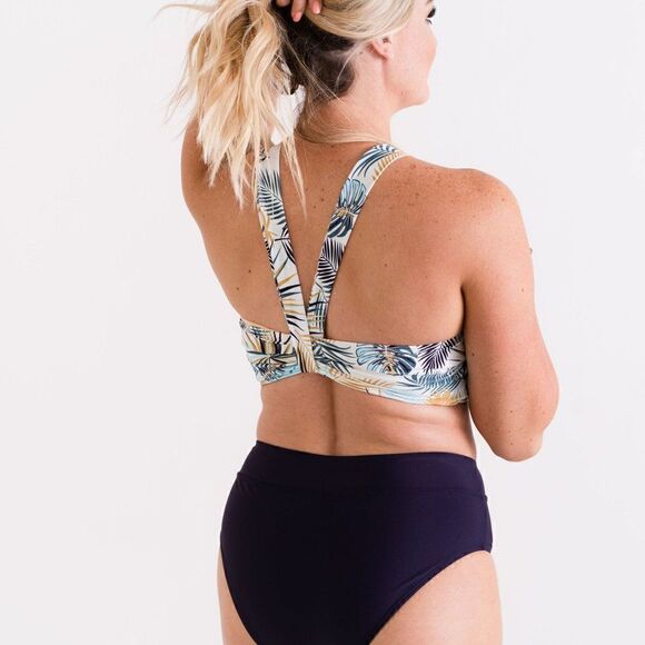 Purple Mid Rise Full Coverage Bikini Swim Bottoms - Picture 2 of 13